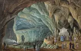 Thomas Ender, The "Cathedral" in the Postojna Cave
