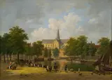 Bartholomeus van Hove, Haarlem with a view on St. Bavo, oil on panel