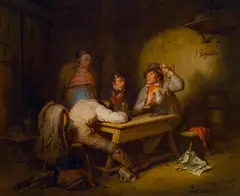 Josef Danhauser, The Village Politicans, 1844, oil on panel