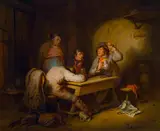 Josef Danhauser, The Village Politicans, 1844, oil on panel