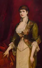 Hans Makart, Portrait of Countess Isabella Potocka, c. 1880, oil on panel