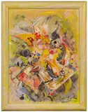 Christian Ludwig Attersee, Mondlicht, 1994, oil on canvas