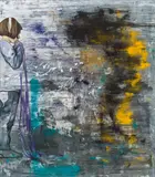 Christian Bazant-Hegemark, Post-Suicide (Damage by Avoidance), 2011, oil, charcoal on canvas