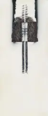 Loys Egg, Untitled, 1976, wax crayons, graphite, sheetiron, steel wool, spray