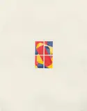 Roland Goeschl, Fenster (Window), 1971, coloured pencil on paper