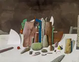 Karl Korab, Untitled, 1974, mixed media on paper