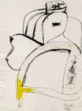 Jürgen Messensee, Untitled, 1974, mixed media on paper