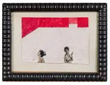 Franz West, Studentenkritik, 1982, mixed media on paper