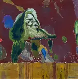 Max Weiler, Hutmann, 1969, egg tempera on canvas