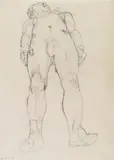 Anton Kolig, Study lying male