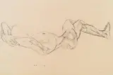 Anton Kolig, Male nude lying