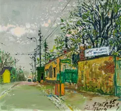 Hans Robert Pippal, Schafberg, 1965, oil on board