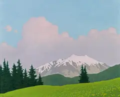 Schneeberg by Felix Heuberger, ca. 1935, oil on canvas, sold Jun 2014