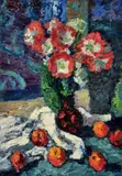 Karl Stark, Still life with flowers and fruits