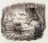 Alfred Kubin, Schlafzimmer