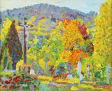 Rudolf Junk, Autumn, 1909, oil on cardboard