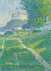 Rudolf Junk, View on Stift Melk, oil on canvas, 1906