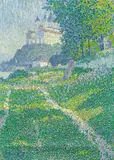 Rudolf Junk, View on Stift Melk, oil on canvas, 1906