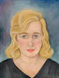 Carry Hauser, Portrait of a lady, 1932, oil on panel