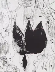 Untitled by Max Weiler, 1986, handcolored lithography; unframed, sold Jun 2014
