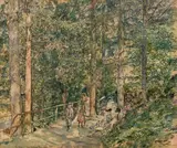 Rudolf von Alt, The Kaiserpromenade in Gastein