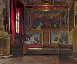 Carl Werner, Venice, Sala del Collegio of the Doge's Palace, 1834, watercolour on paper