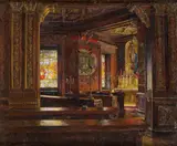 Olga Wisinger-Florian, View of the Chapel, Schloss St. Emmeram, Regensburg