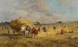 Karl Stuhlmüller, Grain harvest