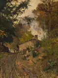 Eduard Zetsche, Limekiln at the Vienna Woods near Baden