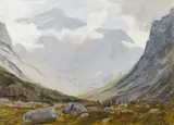 Alfred Zoff, The Triglav seen from the Uratatal