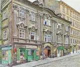Ernst Graner, A baroque house at Ulrichsplatz, Vienna