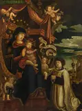 Virgin and child with donor by circle of Sebastian Scheel, c. 1520/1525, oil on panel, sold Jun 2014