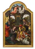 Pieter Coecke van Aelst, Adoration of the Shepherds, c. 1527-1540, oil on panel