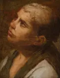Head of a boy by circle of Bartolomé Esteban Murillo, oil on canvas, offered Jun 2014