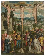 Upper Swabian Master, The Crucifixion, c. 1530, oil on panel
