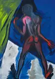 Rainer Fetting, The Prisoner, 1983, Dispersion und Öl auf Leinwand