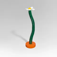 Thomas Stimm, Flower, 2002, varnished aluminium casting, unique copy