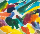 Wolfgang Hollegha, Untitled, 1980, oil on canvas
