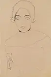 Gustav Klimt, Portrait of a lady, 1916/17, pencil on paper