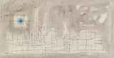 Lyonel Feininger, Row of old gables, 1952, watercolour, pencil and ink on paper