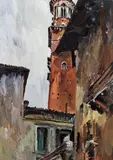 Wilhelm Nicolaus Prachensky, Tower in Arezzo