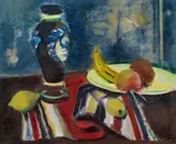 Joseph Floch, Fruit still life with vase