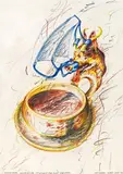 Christian Ludwig Attersee, Demitasse cup