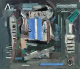 Joe Allen, Moroccan Window, 1990, oil on canvas