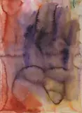 Herbert Brandl, Untitled, 2006, watercolour on handmade paper