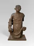 Siegfried Anzinger, Buddha I, 1993, terracotta unicum