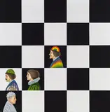Josef Bramer, Schach dem König, 1992, oil on canvas