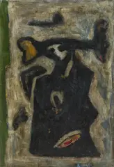 Untitled by Erwin Bohatsch, 1985, mixed technique on paper, sold Mar 2014