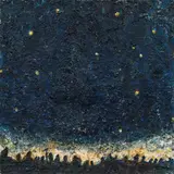 Overnight train by Gunter Damisch, 1988/89, oil on canvas, sold Mar 2014