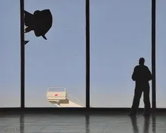 Gerhard Gepp, Ausblick (View), 1997, oil/acrylic on canvas